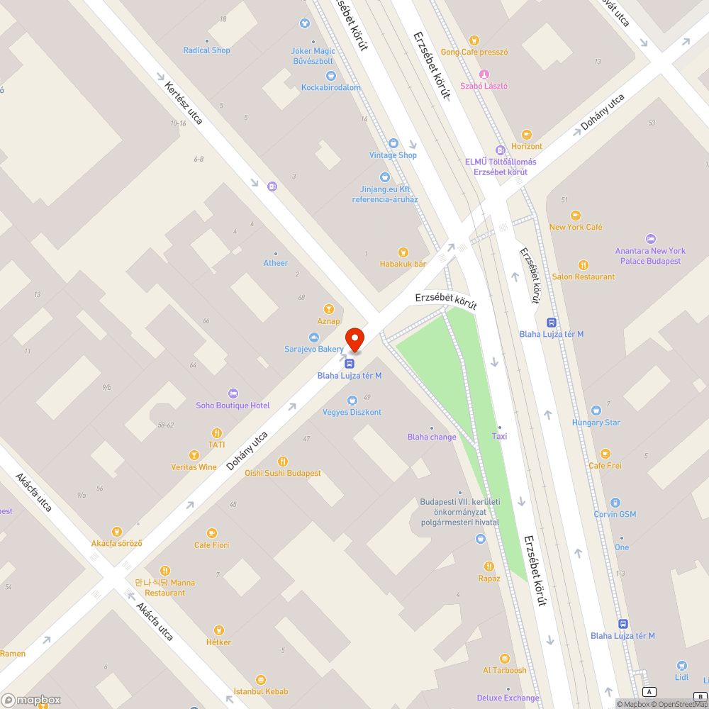 Valami bejelentés helye