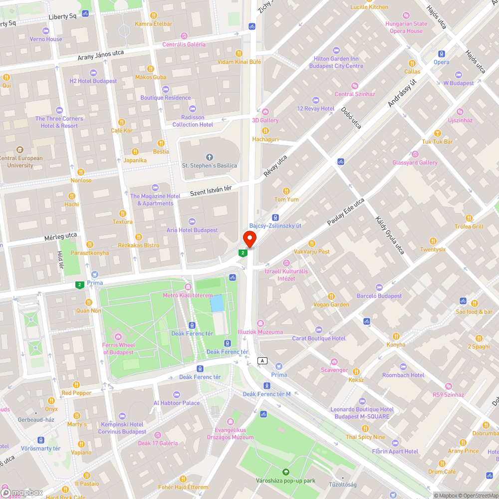 Becsapódás bejelentés helye