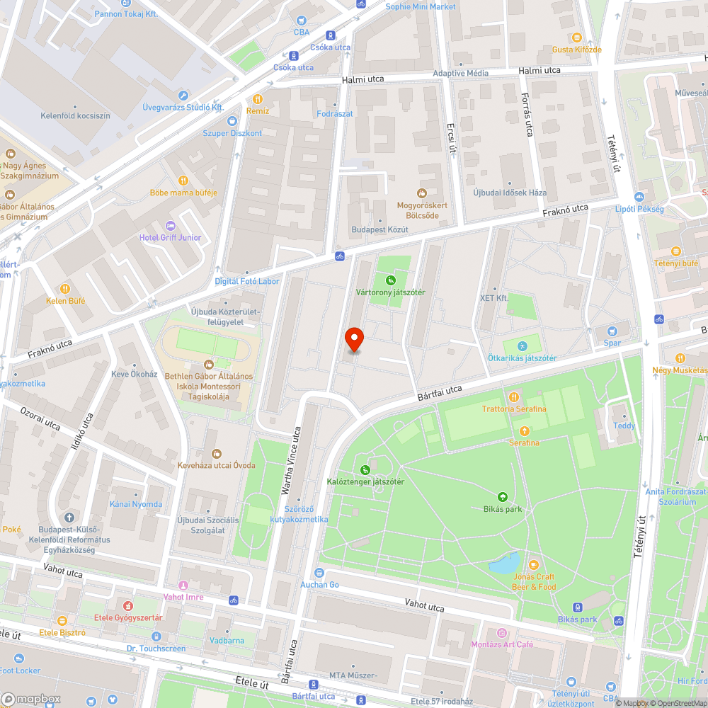 Újabb kátyú bejelentés helye