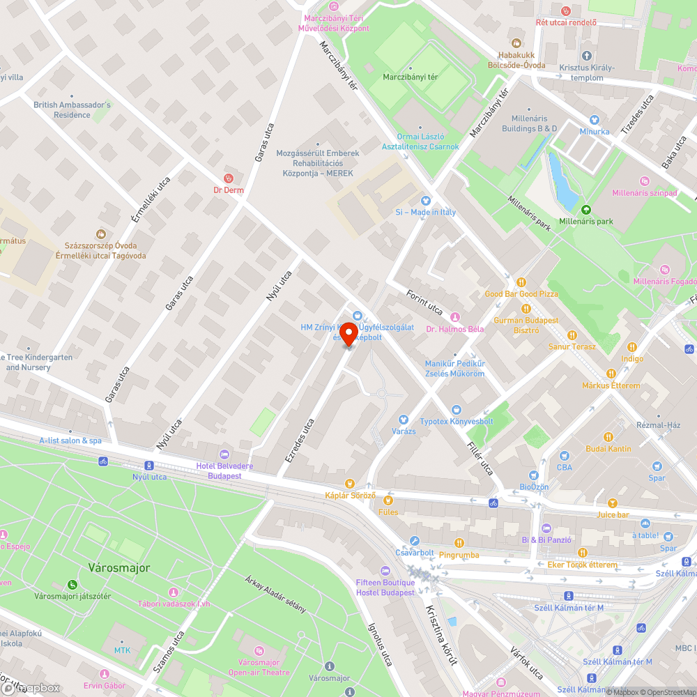 Elhagyott utánfutó bejelentés helye