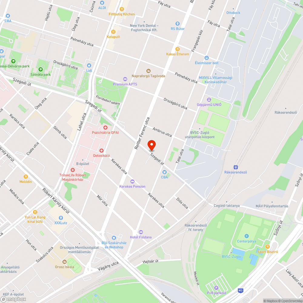 Szegedi úti gumijavító előtti teület mindig szemetes bejelentés helye