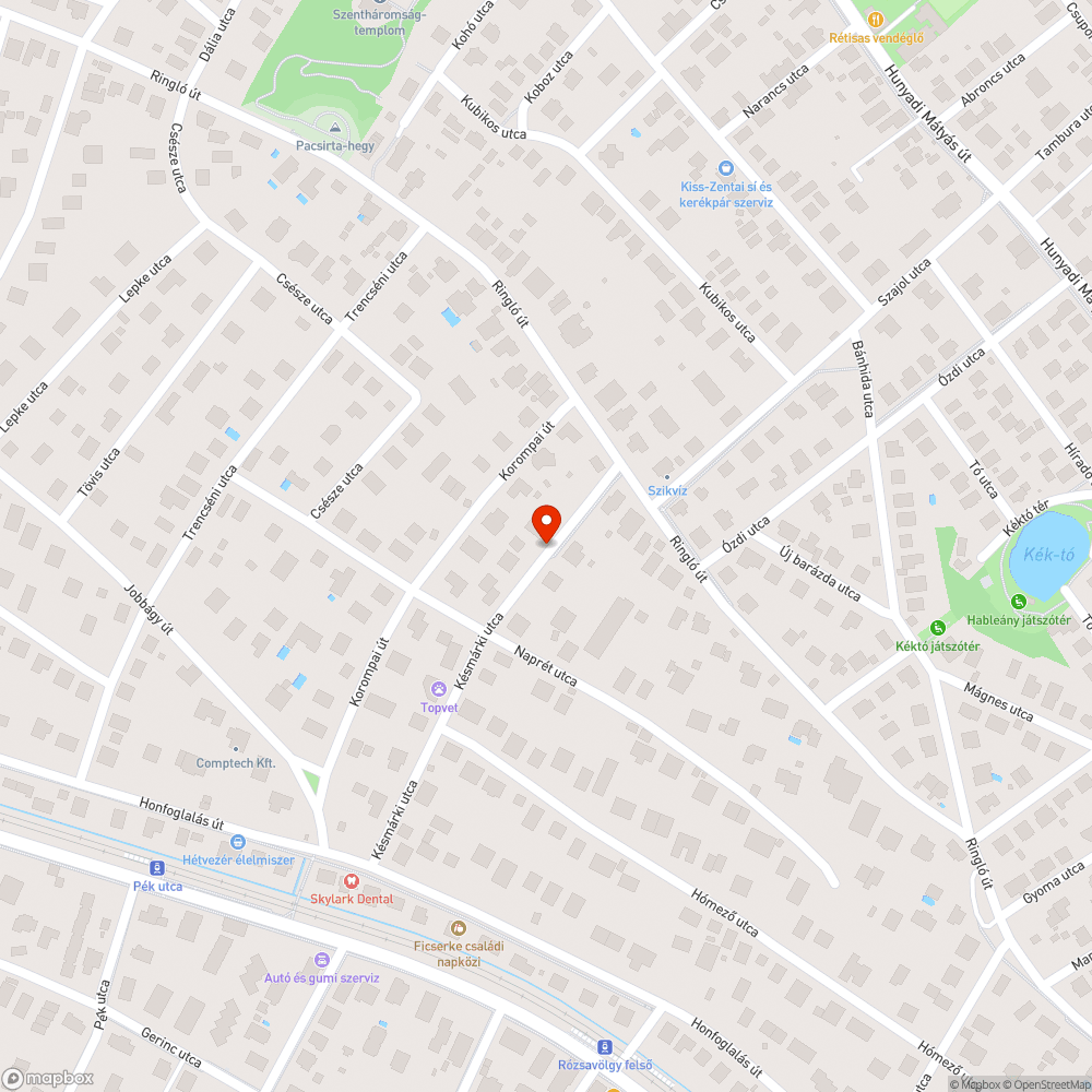 Két hosszanti süllyedés csatorna felett bejelentés helye