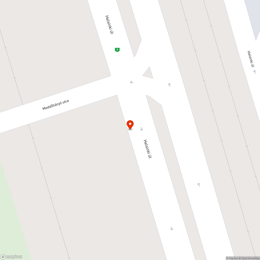 Nyitott elektromos doboz - Helsinki út bejelentés helye