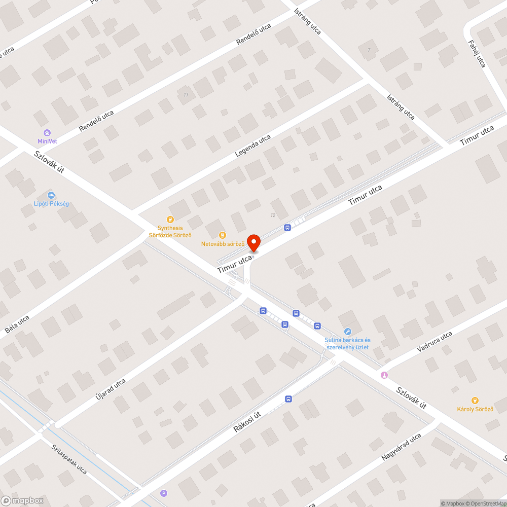 Eltűnt csőkorlátok bejelentés helye