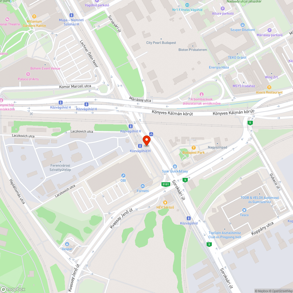 Kátyúk, aszfalt és betondarabok. bejelentés helye