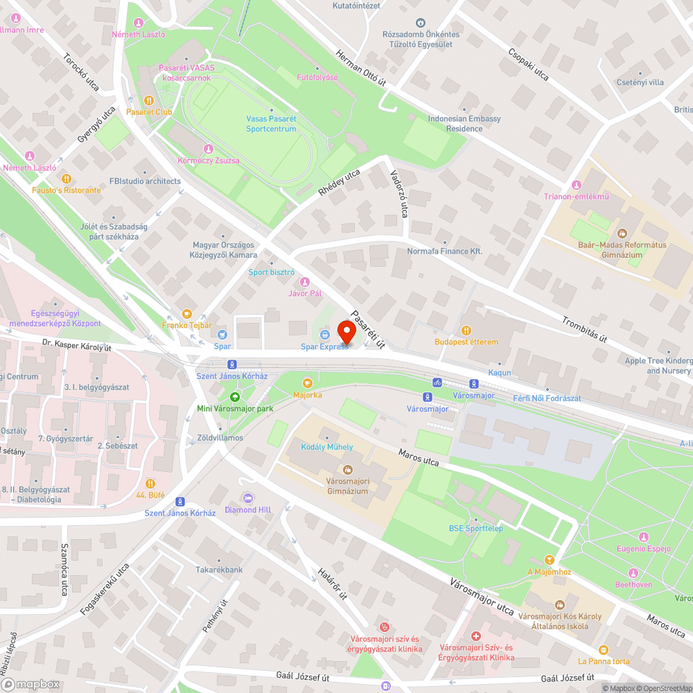 Elhagyott autó a Szilágyi Erzsébet fasoron bejelentés helye