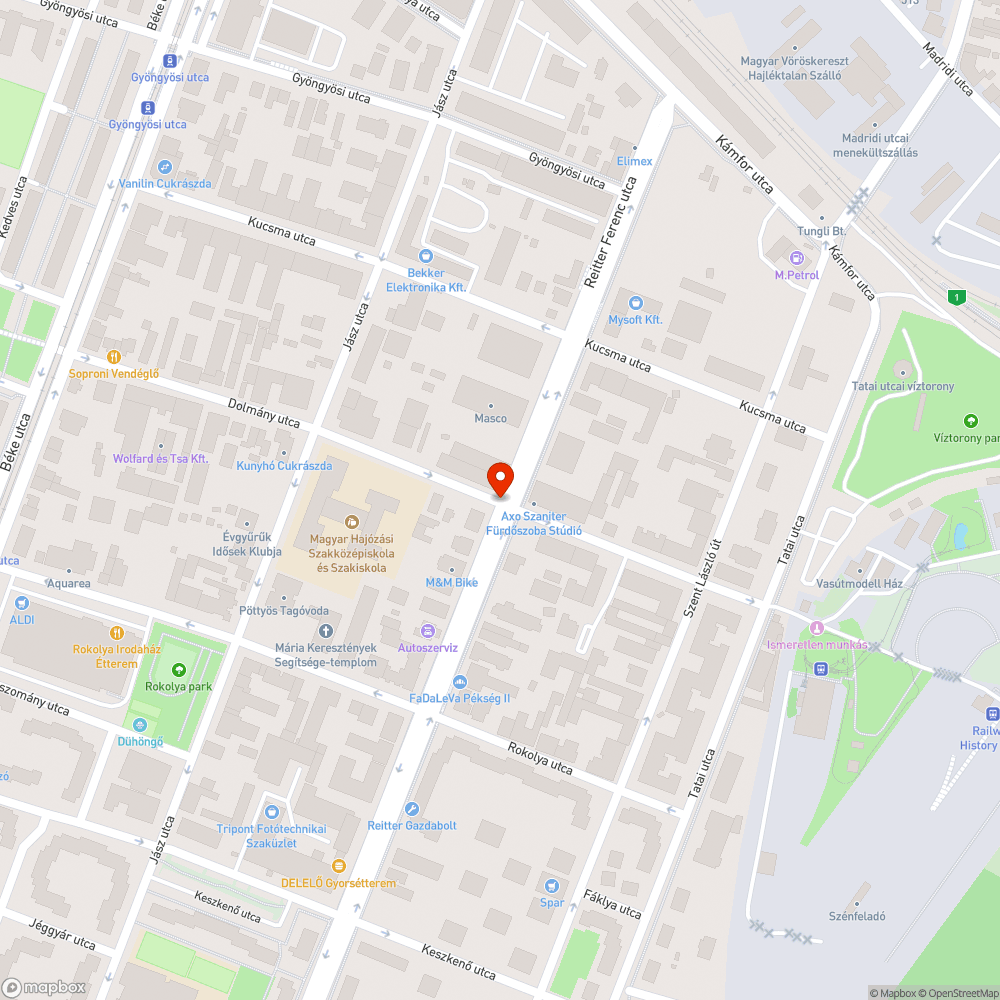 Rosszul beállított forgalomsegítő tükör bejelentés helye