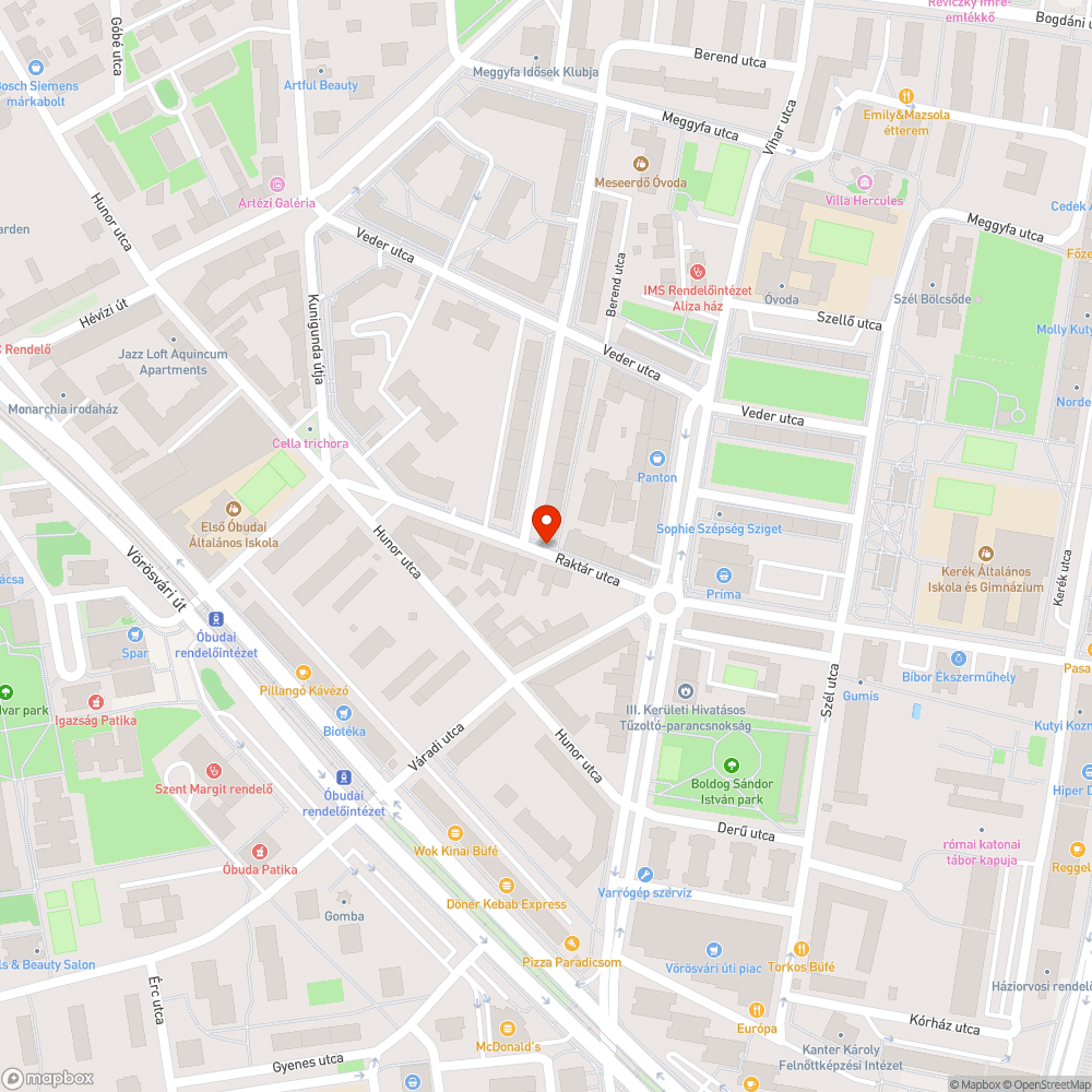 beszakadt gyalog járda óbudán bejelentés helye