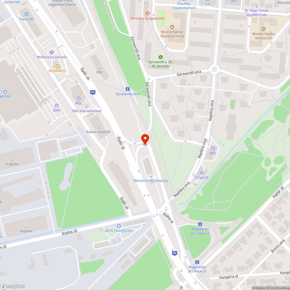 Kidőlt tábla bejelentés helye