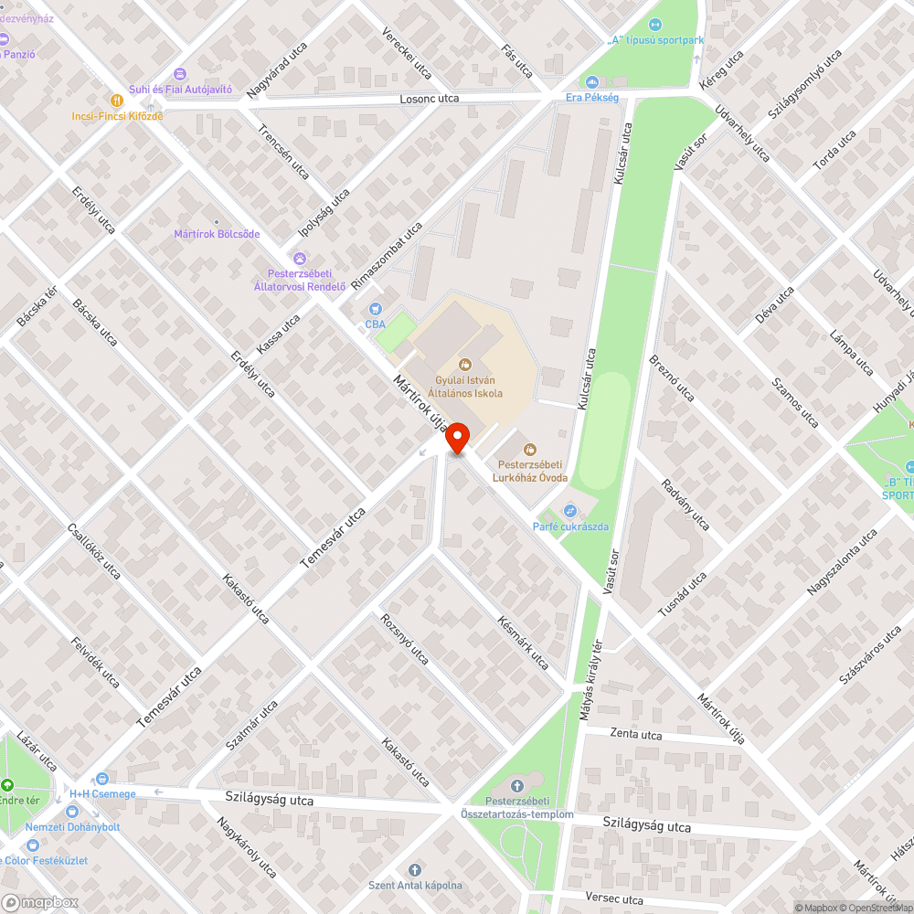 Összefirkált postaláda bejelentés helye