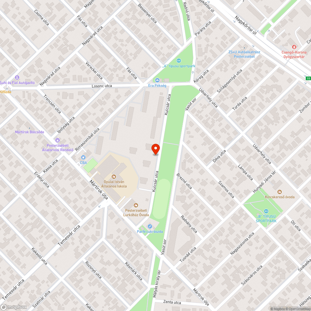 Összefirkált, rozsdás postaláda bejelentés helye