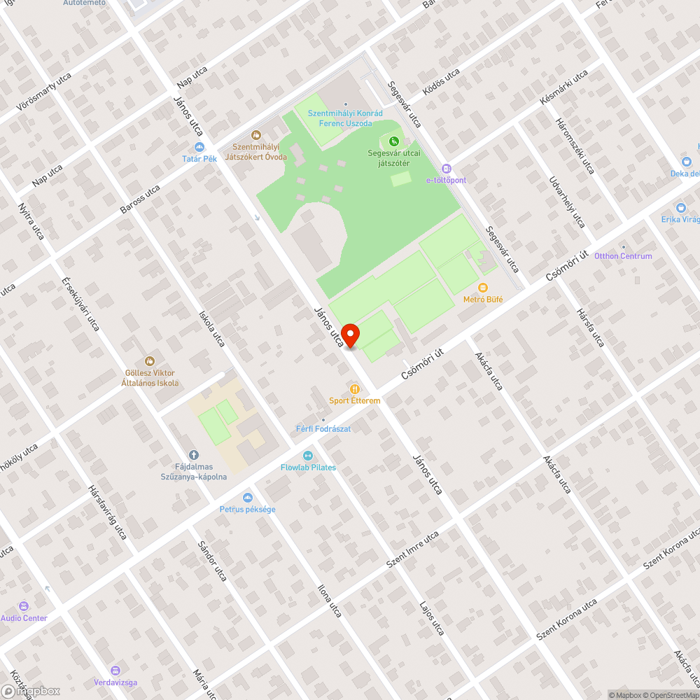 Bedőlt oszlop bejelentés helye