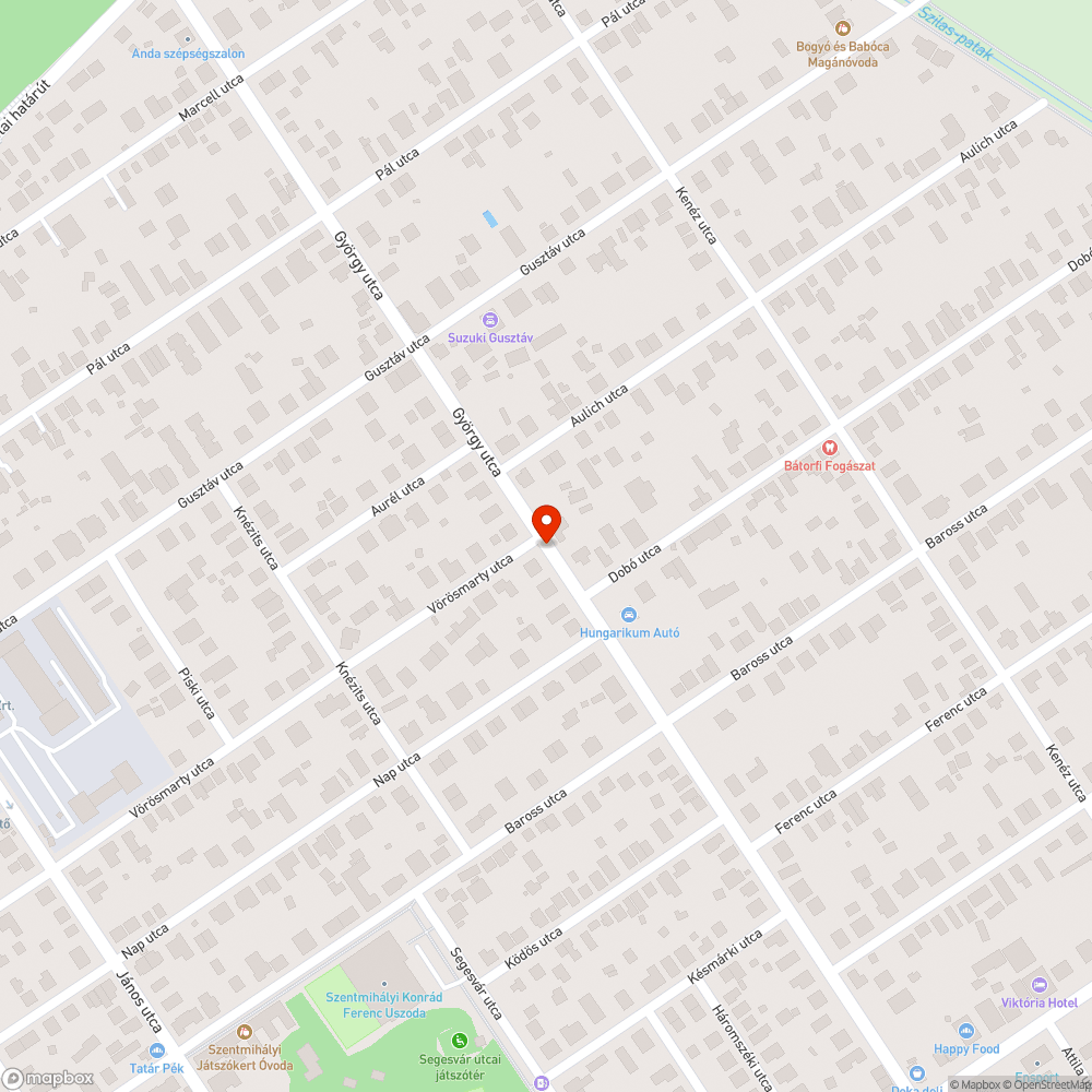 György tele lyukakkal bejelentés helye