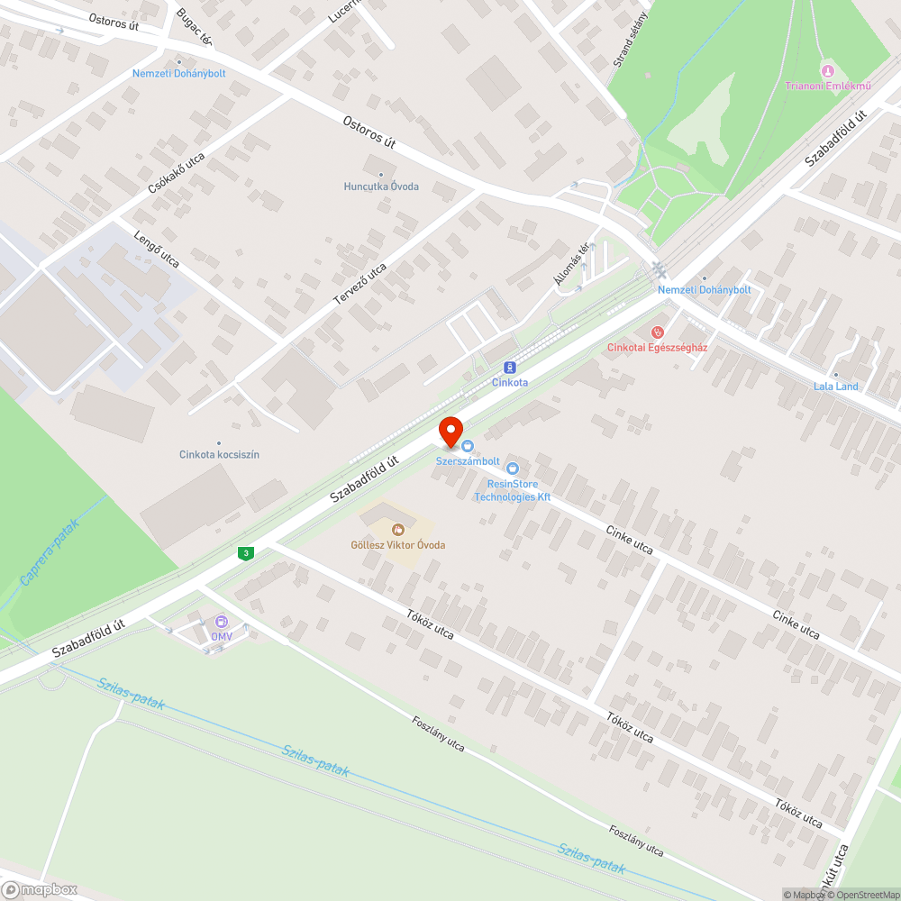 Rossz irány bejelentés helye