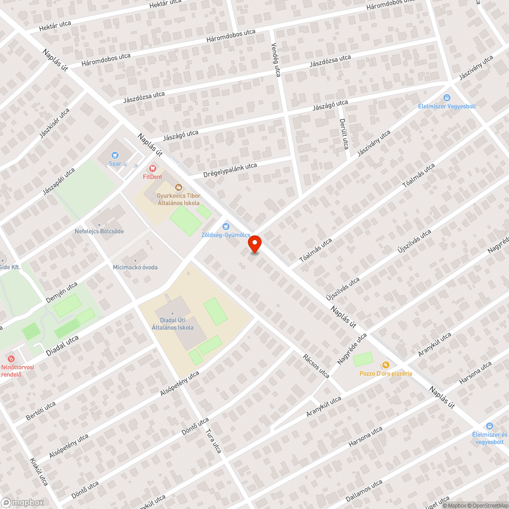 Jajj bejelentés helye