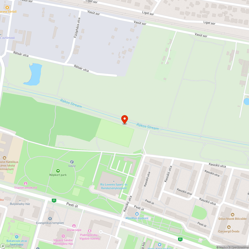 Izzó nem izzik bejelentés helye