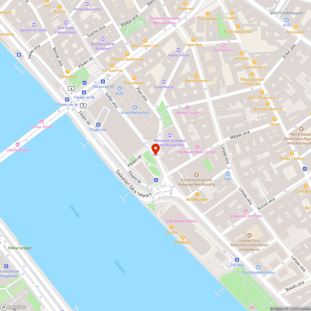 Szétesett díszburkolat/útburkolat - Csarnok tér/Közraktár utca bejelentés helye