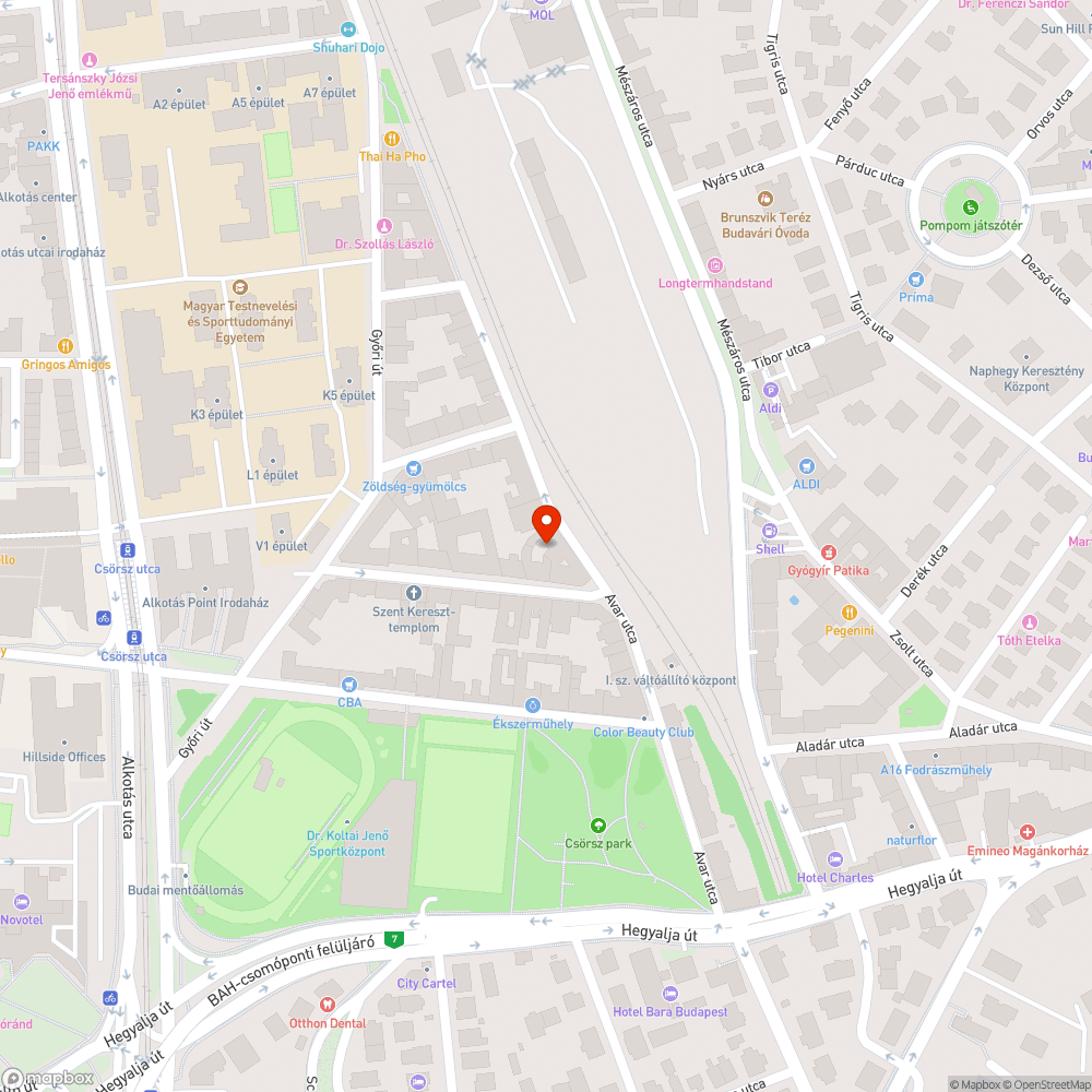 Elhagyott robogó bejelentés helye