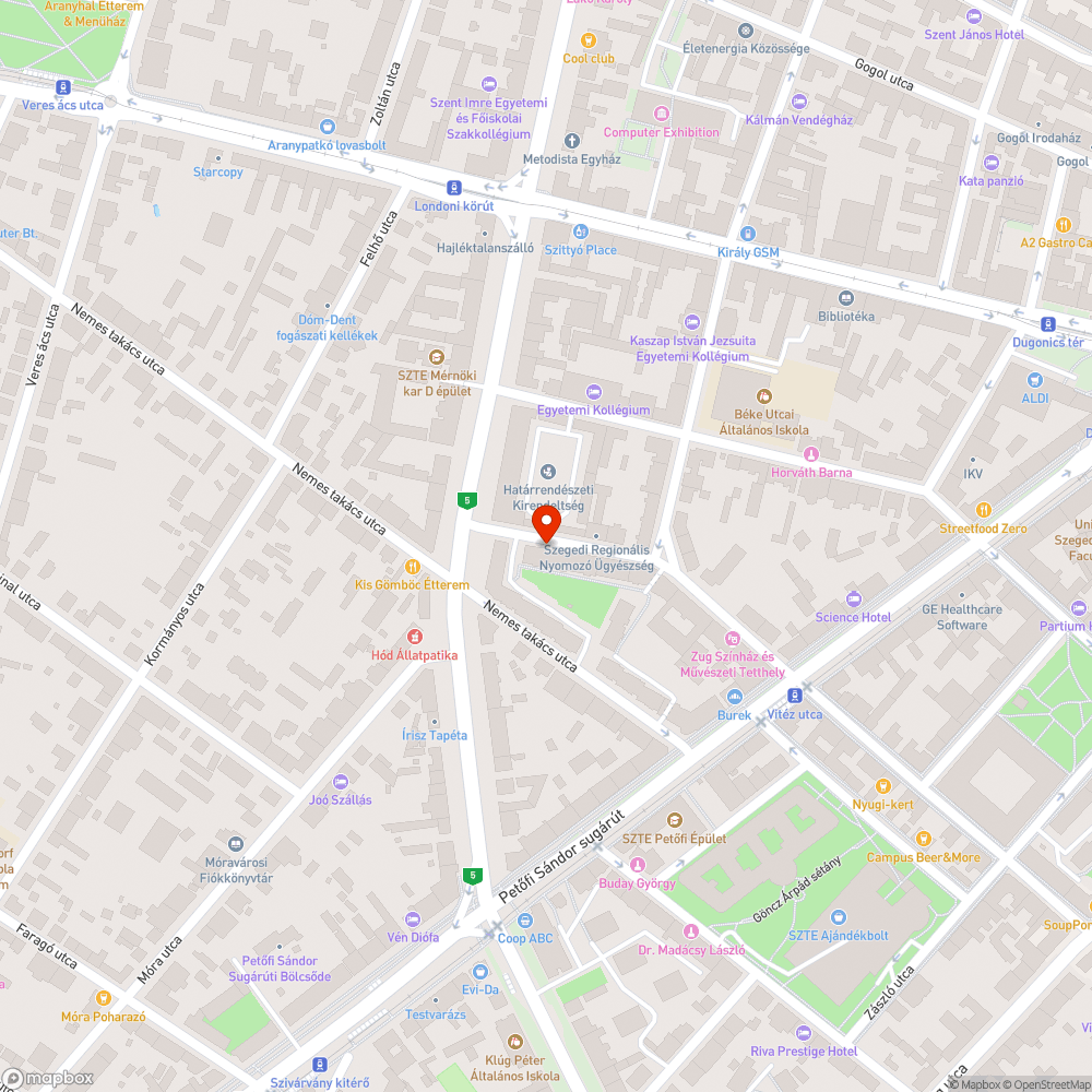 Szemetes járda bejelentés helye