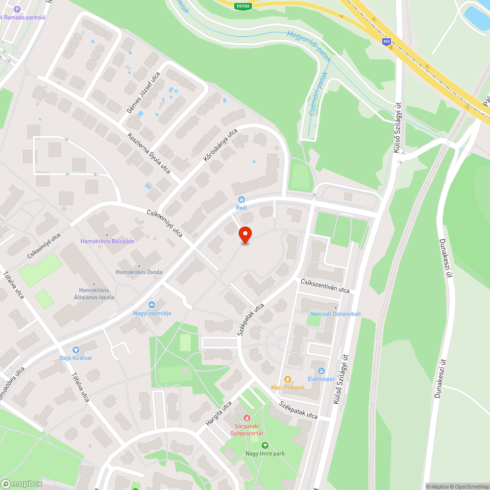 Parkban az út rossz állapotban van bejelentés helye