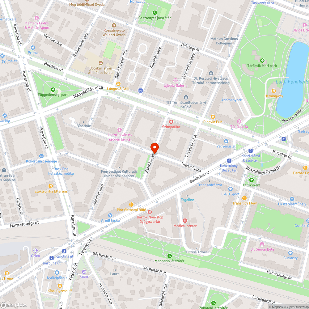 Elhanyagolt szemétgyűjtő bejelentés helye