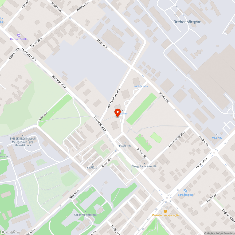 Rendszám nélküli elhagyott autó bejelentés helye