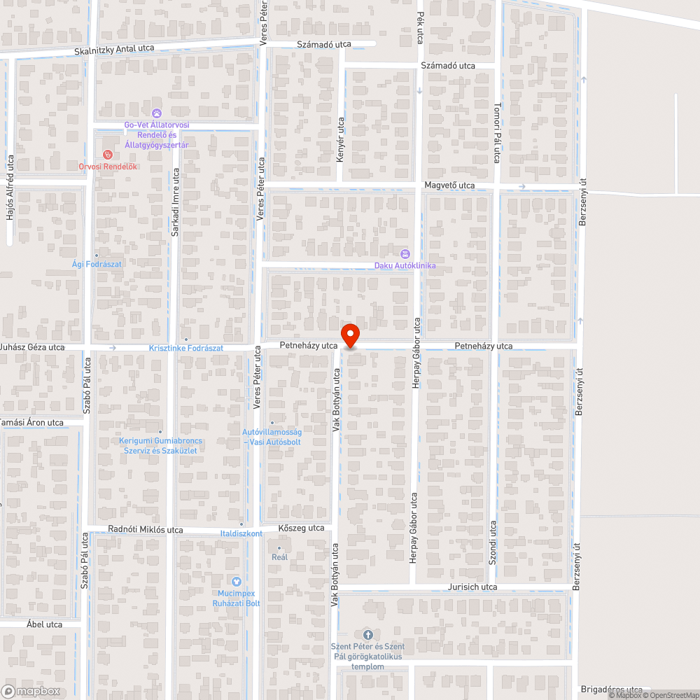 Kátyuk bejelentés helye