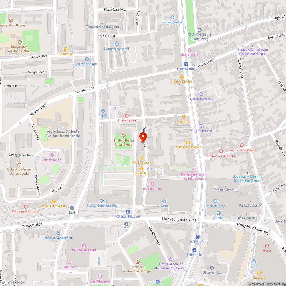 Darabos utca rossz járda bejelentés helye