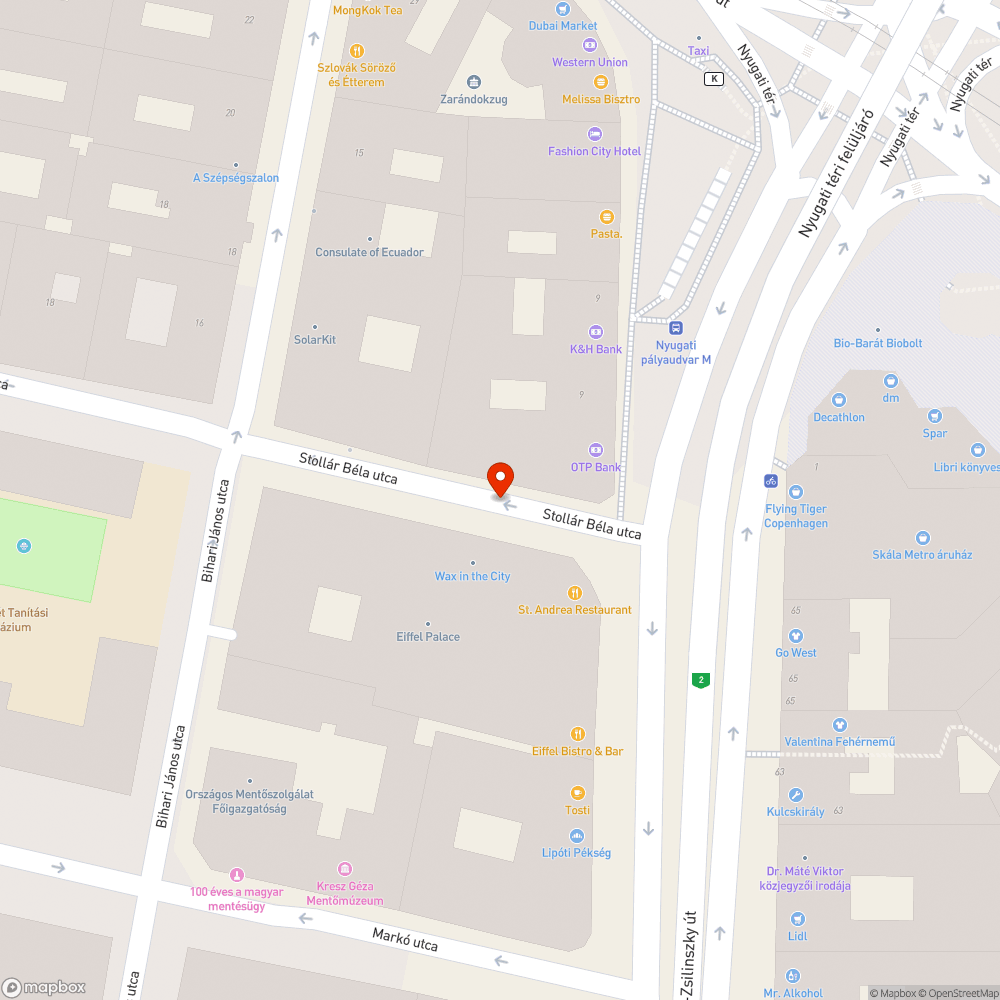 Hiányzó felfestések bejelentés helye