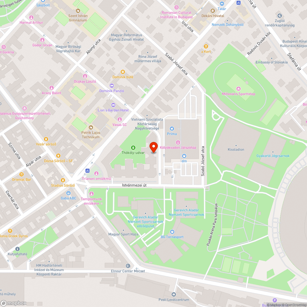 Lekopott kerékpársáv festés bejelentés helye