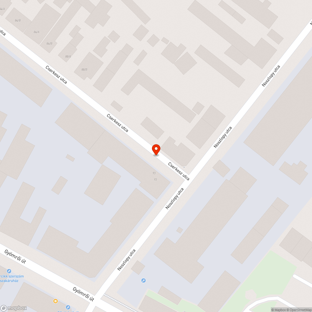 Kiszáradt fa bejelentés helye