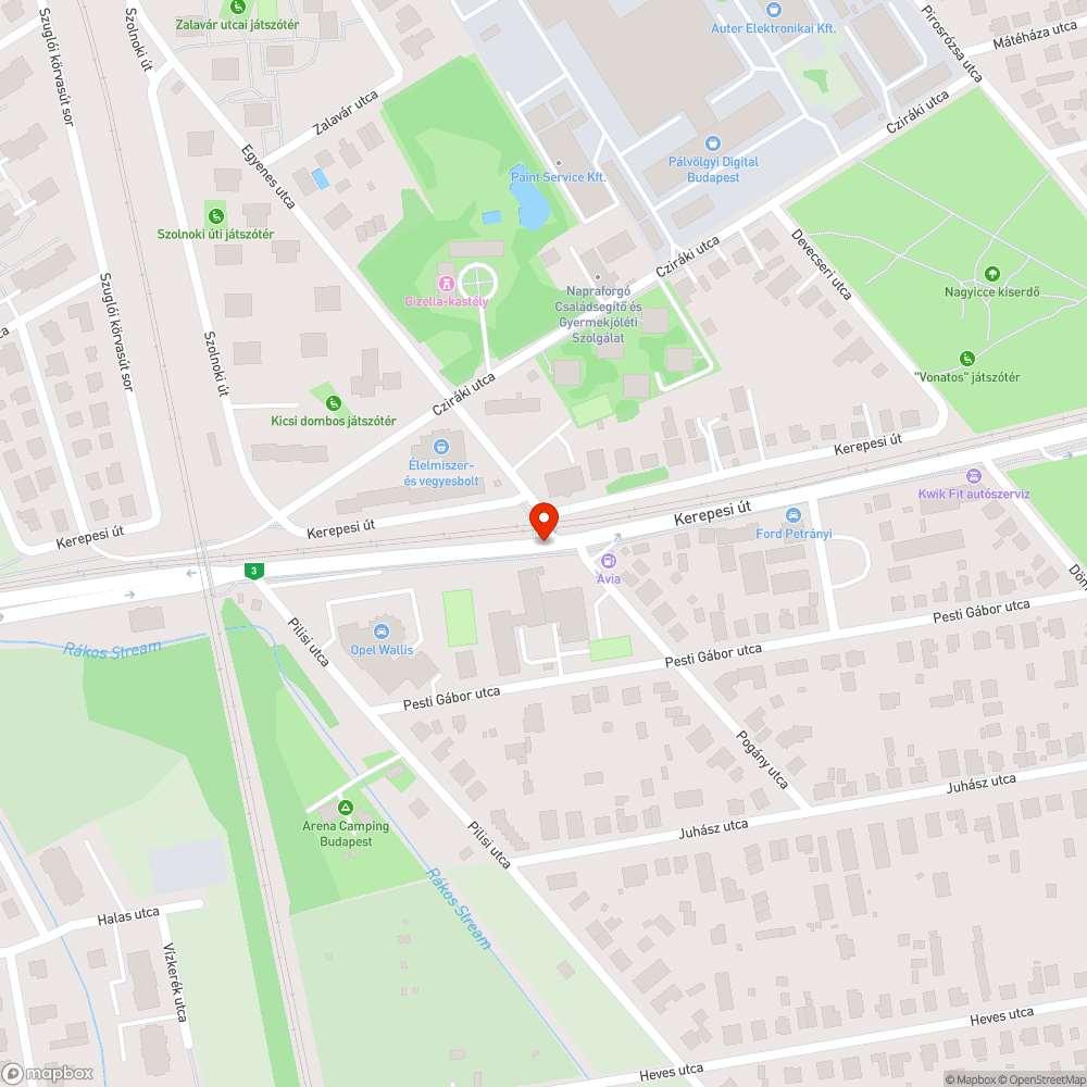 Balesetveszélyes kereszteződés bejelentés helye