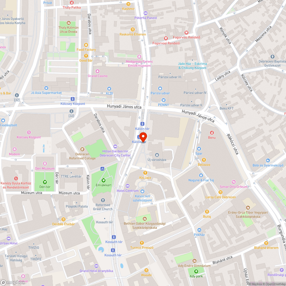 Elhanyagolt járda bejelentés helye