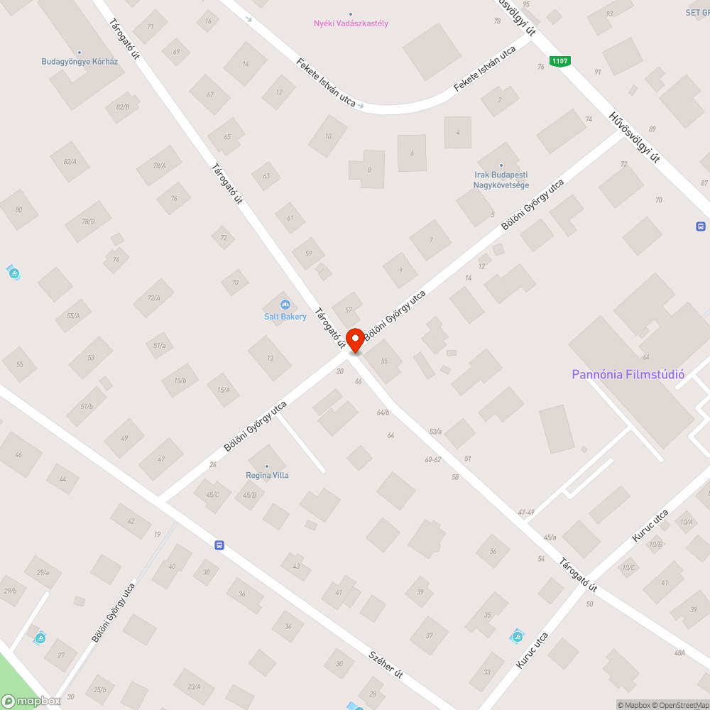 Tárogató út-Kuruc utca-Bölöni Gy. utca között rengeteg kátyú bejelentés helye