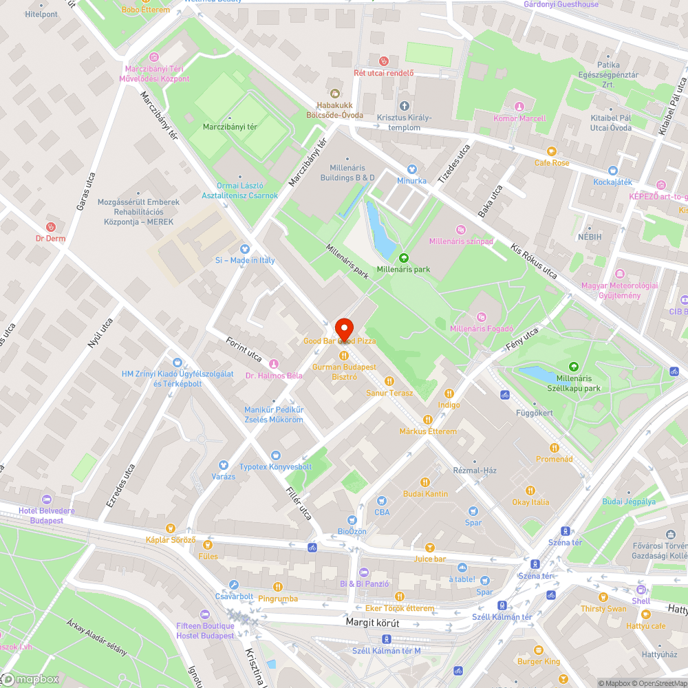 Kidőlt gyalogoszóna tábla a Lövőház utcában bejelentés helye