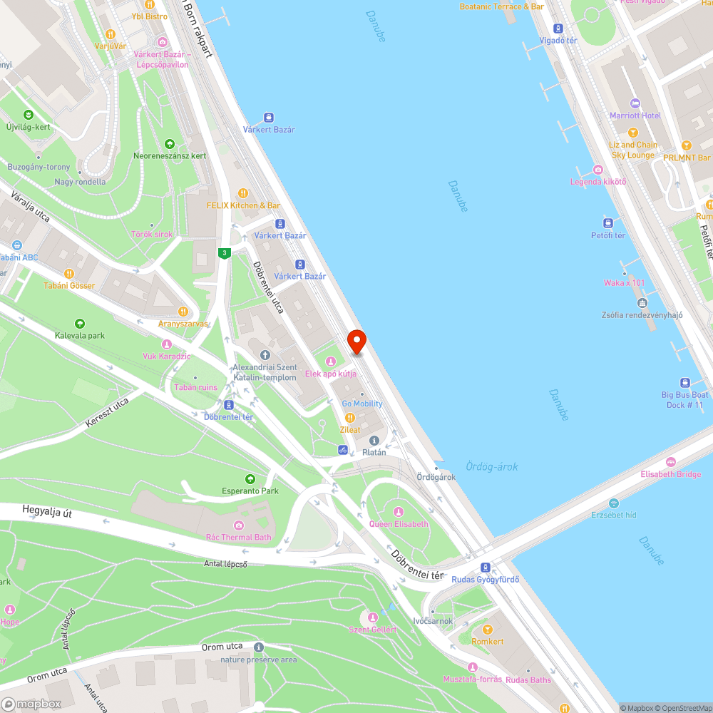 Belógó falombok a kerékpárúton bejelentés helye