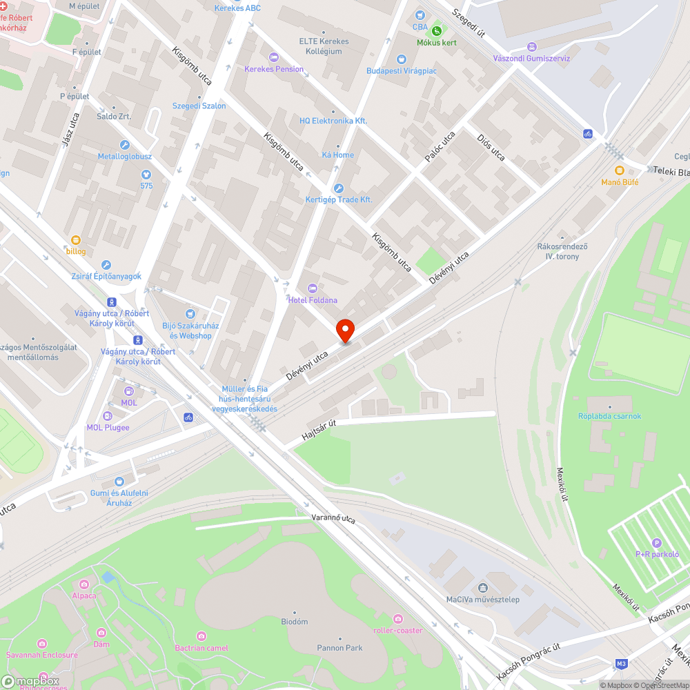 Szemet bejelentés helye