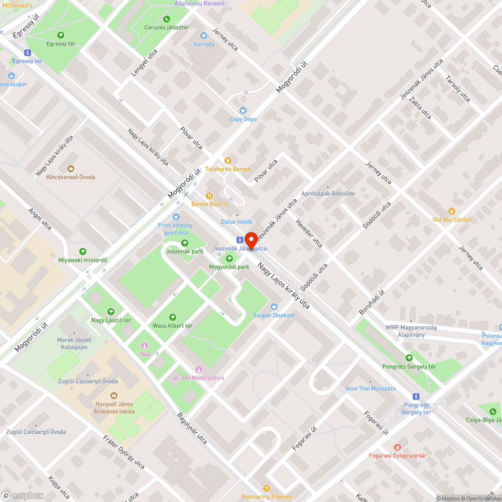 Titkos gomb bejelentés helye