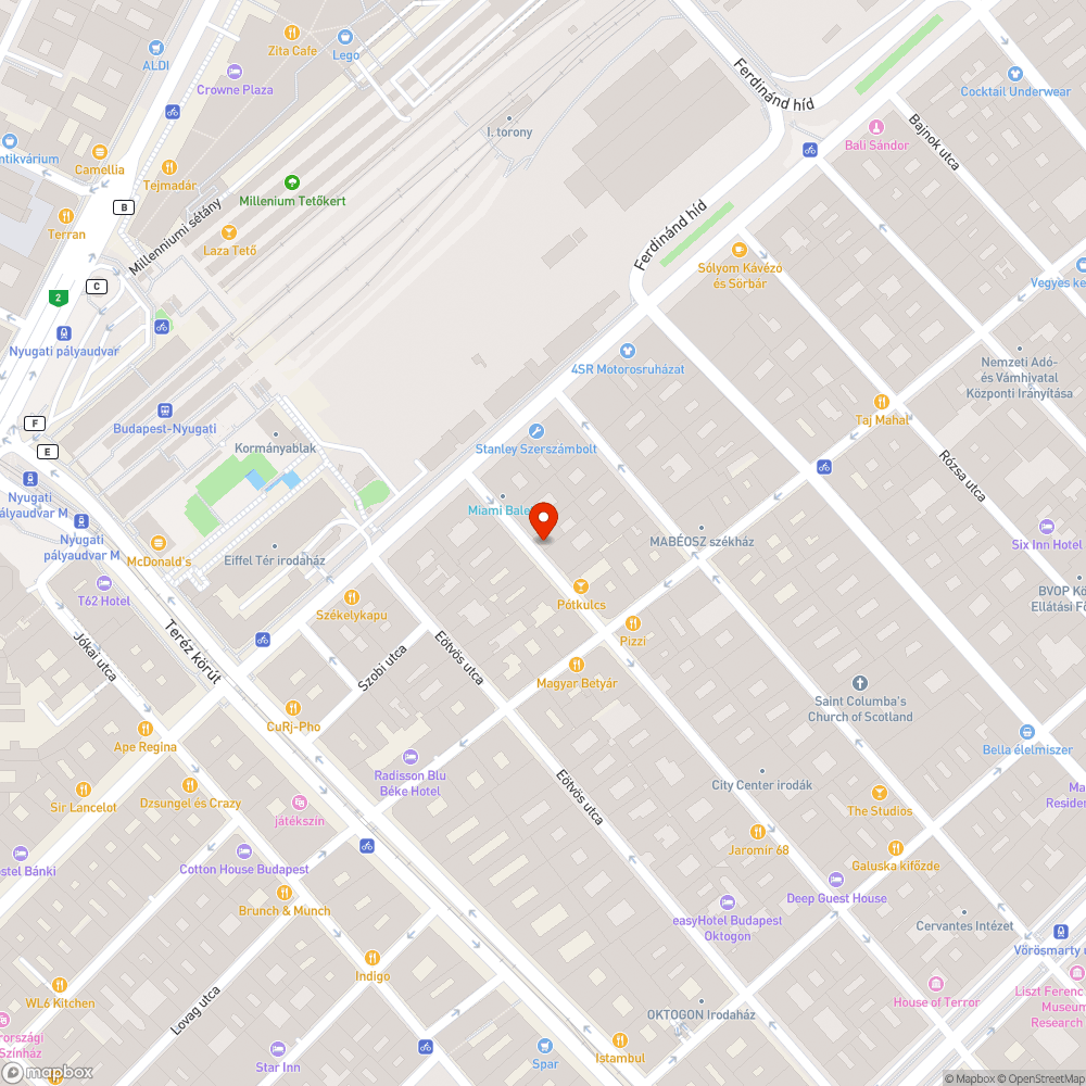 Beszakadt burkolat bejelentés helye