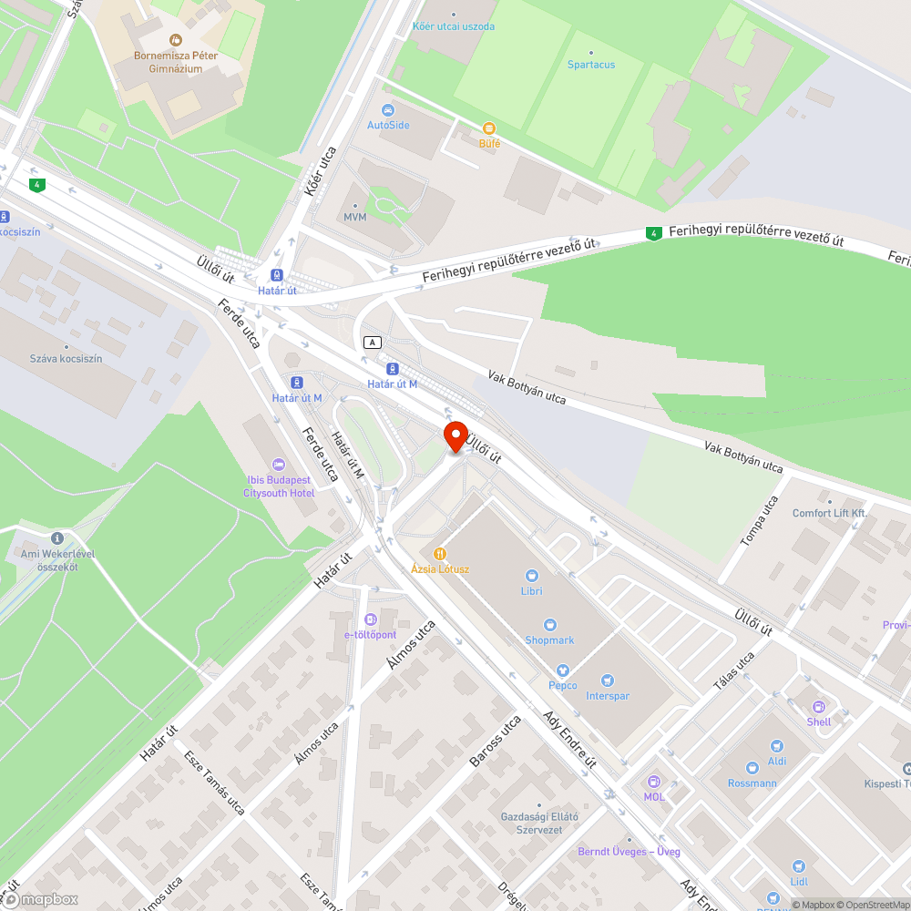 Aszfalt törmelék bejelentés helye