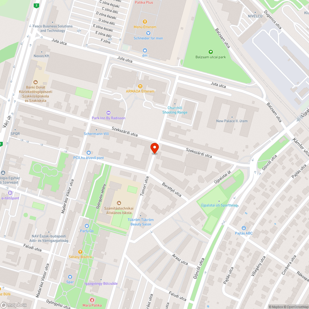 Akadályozó parkolás bejelentés helye