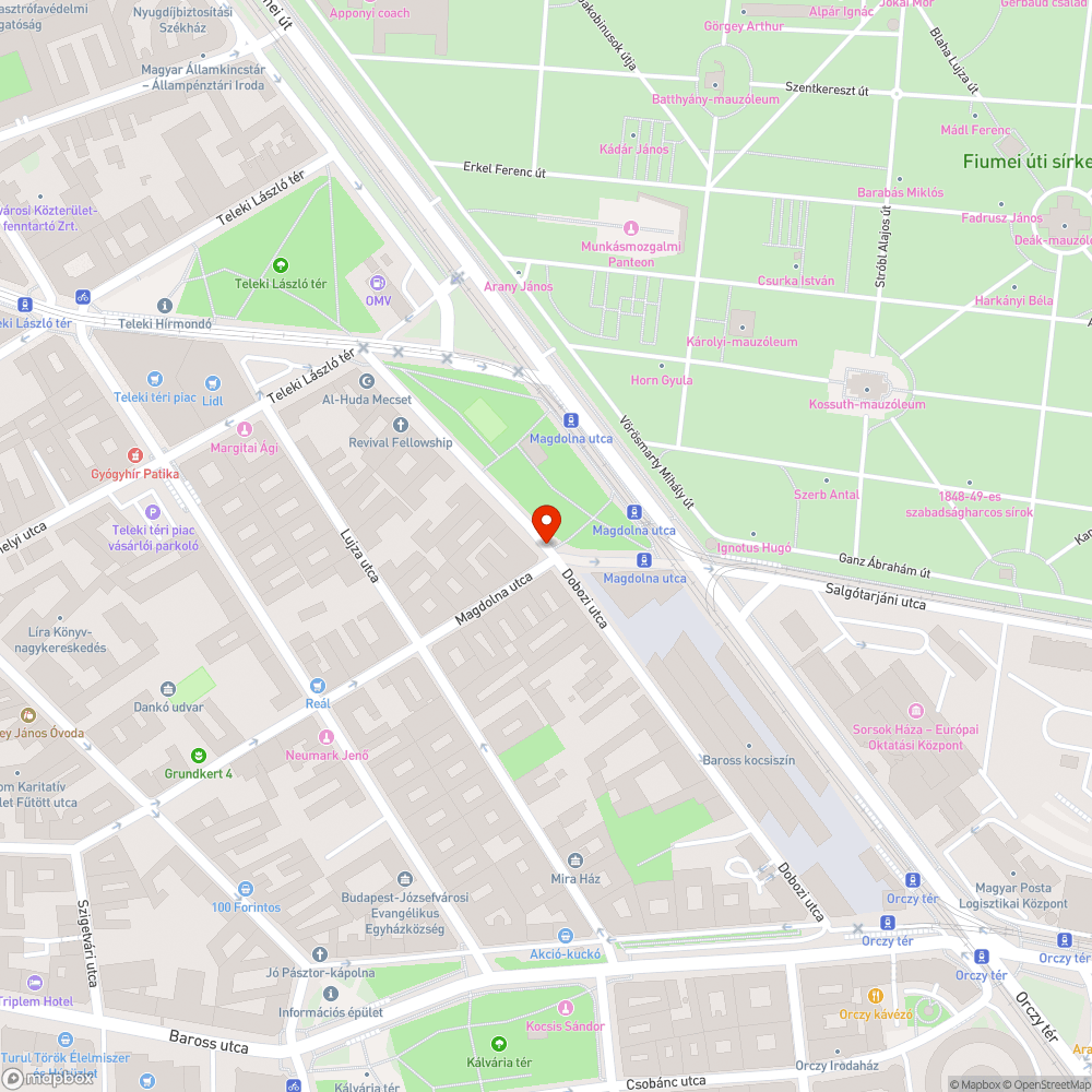 Megrongált telekomos doboz bejelentés helye