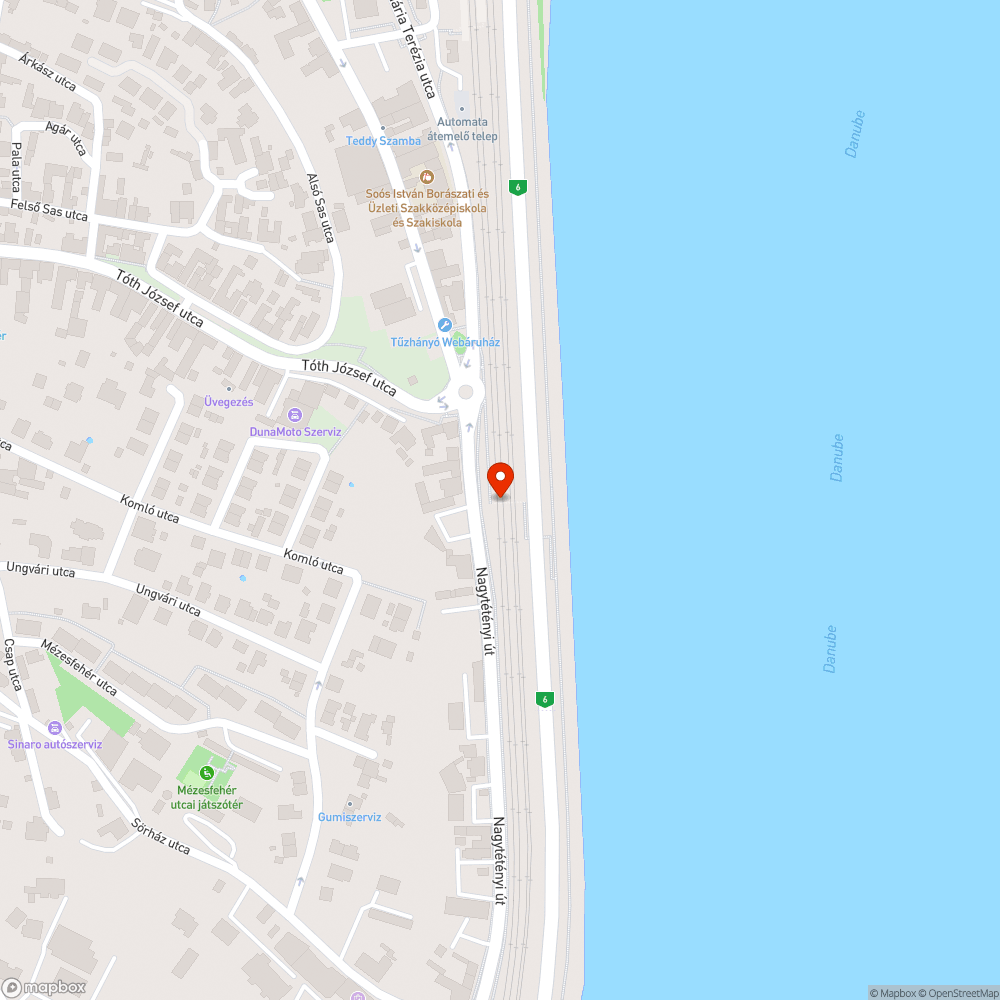 Szemetes aluljáró bejelentés helye