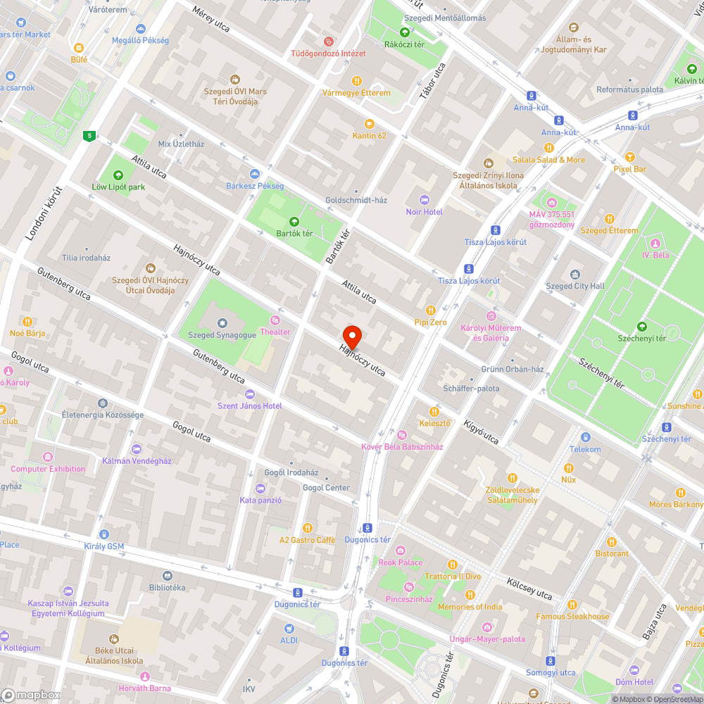 Problémás burkolatok és parkolás a Hajnóczy utcában bejelentés helye