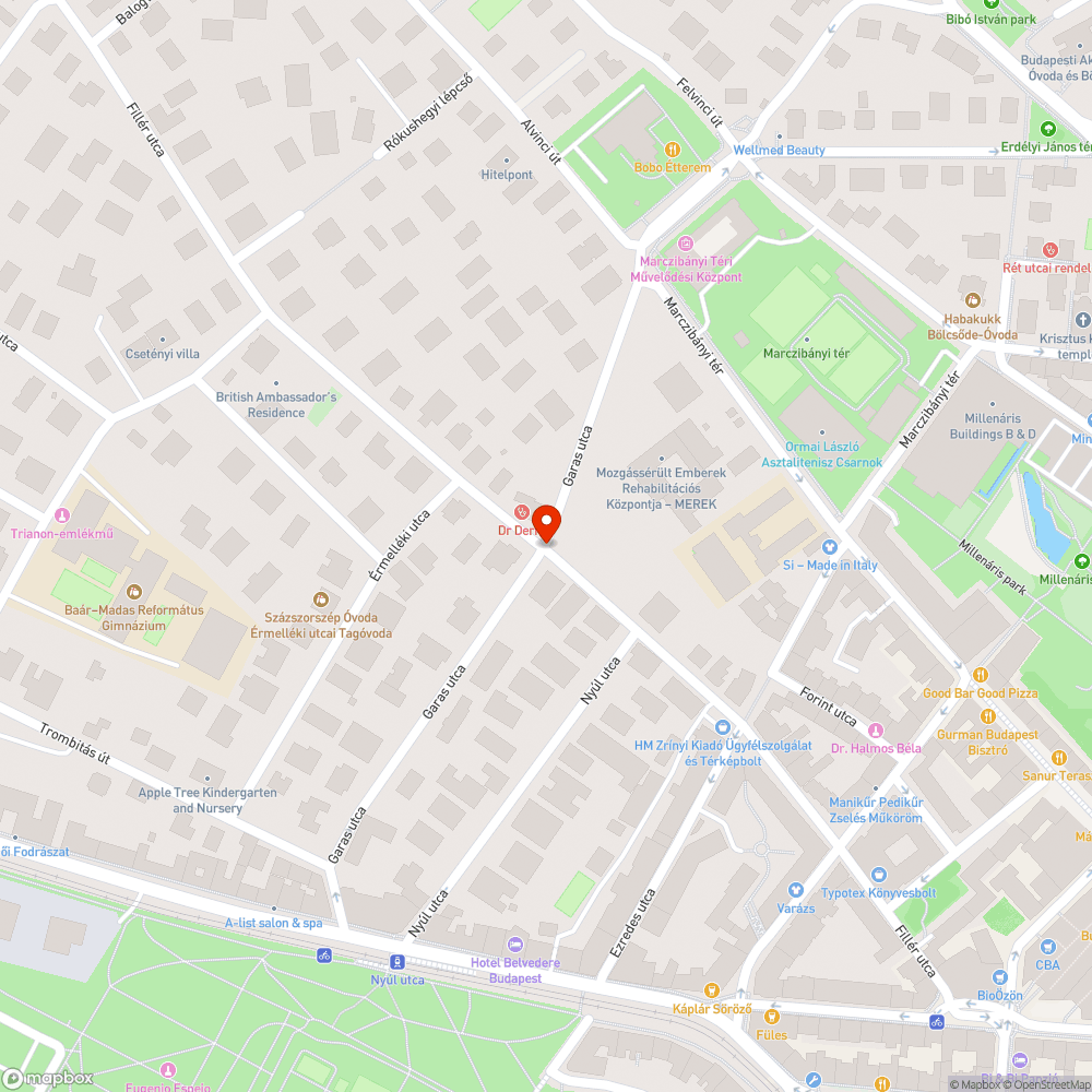 Hibás jelzőlámpa bejelentés helye