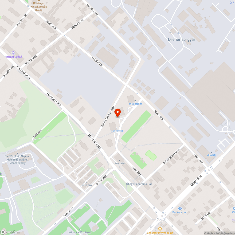 Rendszám nélküli elhagyott autó bejelentés helye