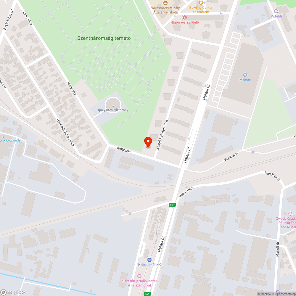 Üresen, kihasználatlanul álló elhanyagolt zöld terület bejelentés helye