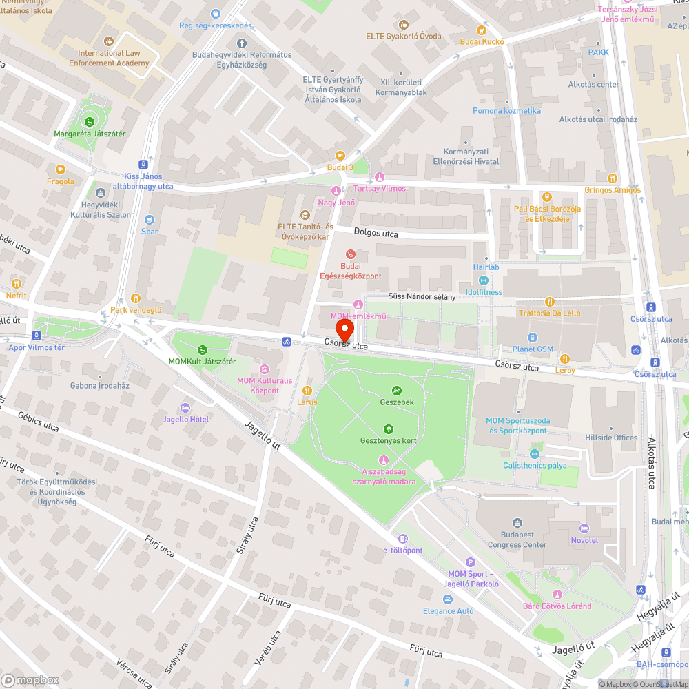 úthiba bejelentés helye