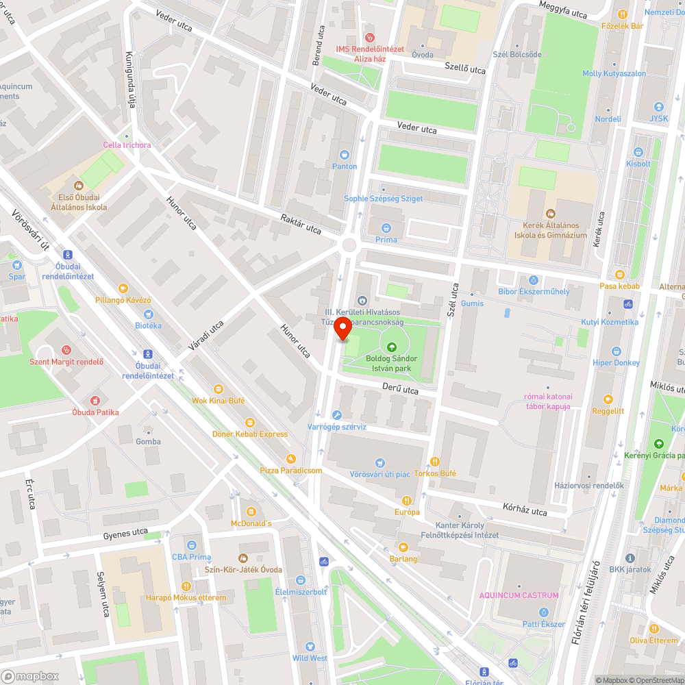 Kátyúfarm a Vihar utcában bejelentés helye