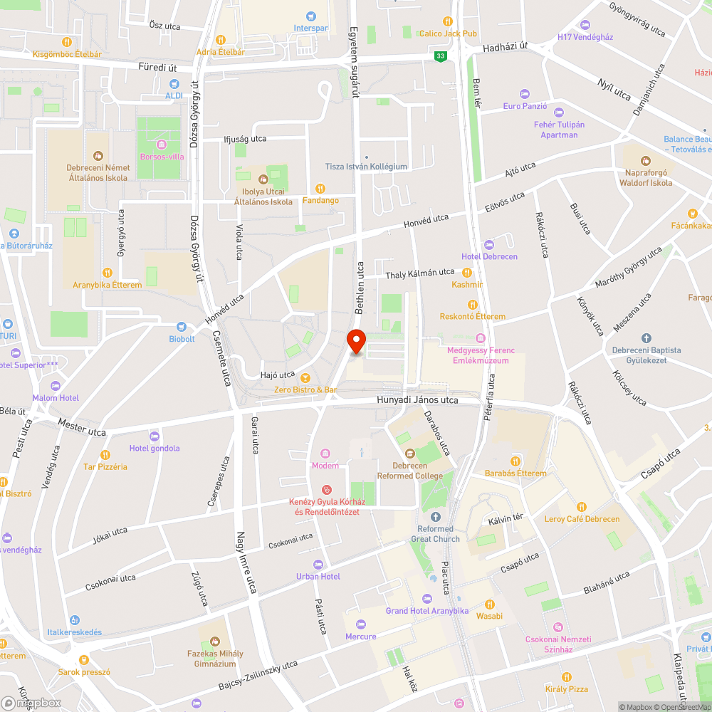 Hiányzó közvilágítási infrastruktúra bejelentés helye